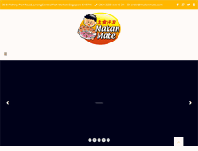 Tablet Screenshot of makanmate.com